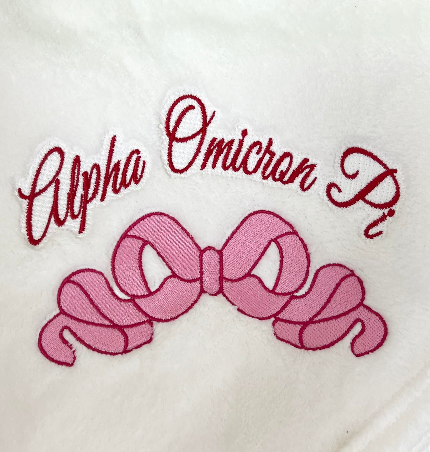 Sorority Bow Blanket