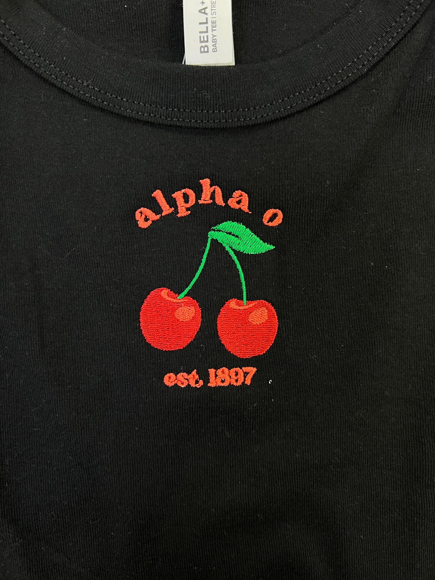 Sorority Cherry Crop Top