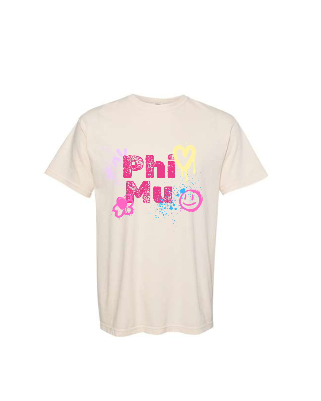 Phi Mu Airbrush Tee