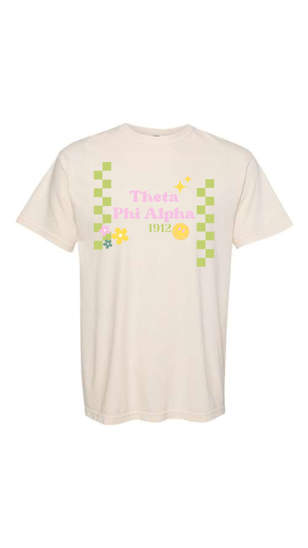 Theta Phi Alpha Checkered T-shirt