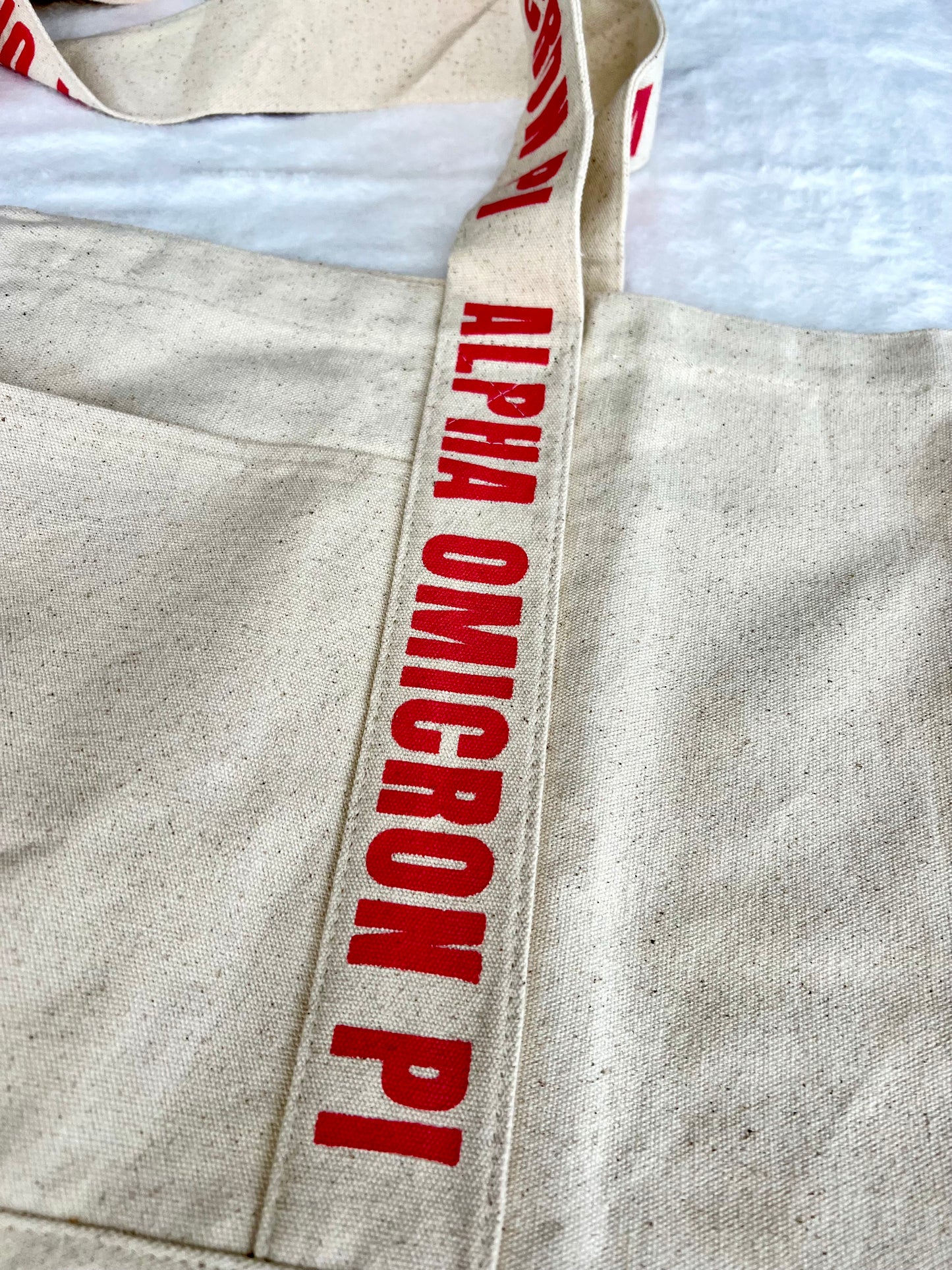 Large Canvas Sorority Tote