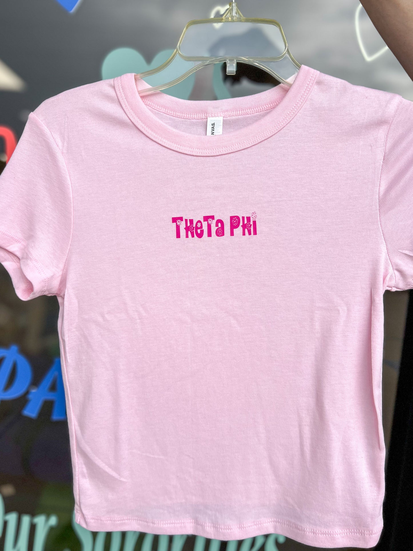 Dainty Sorority Baby Tee