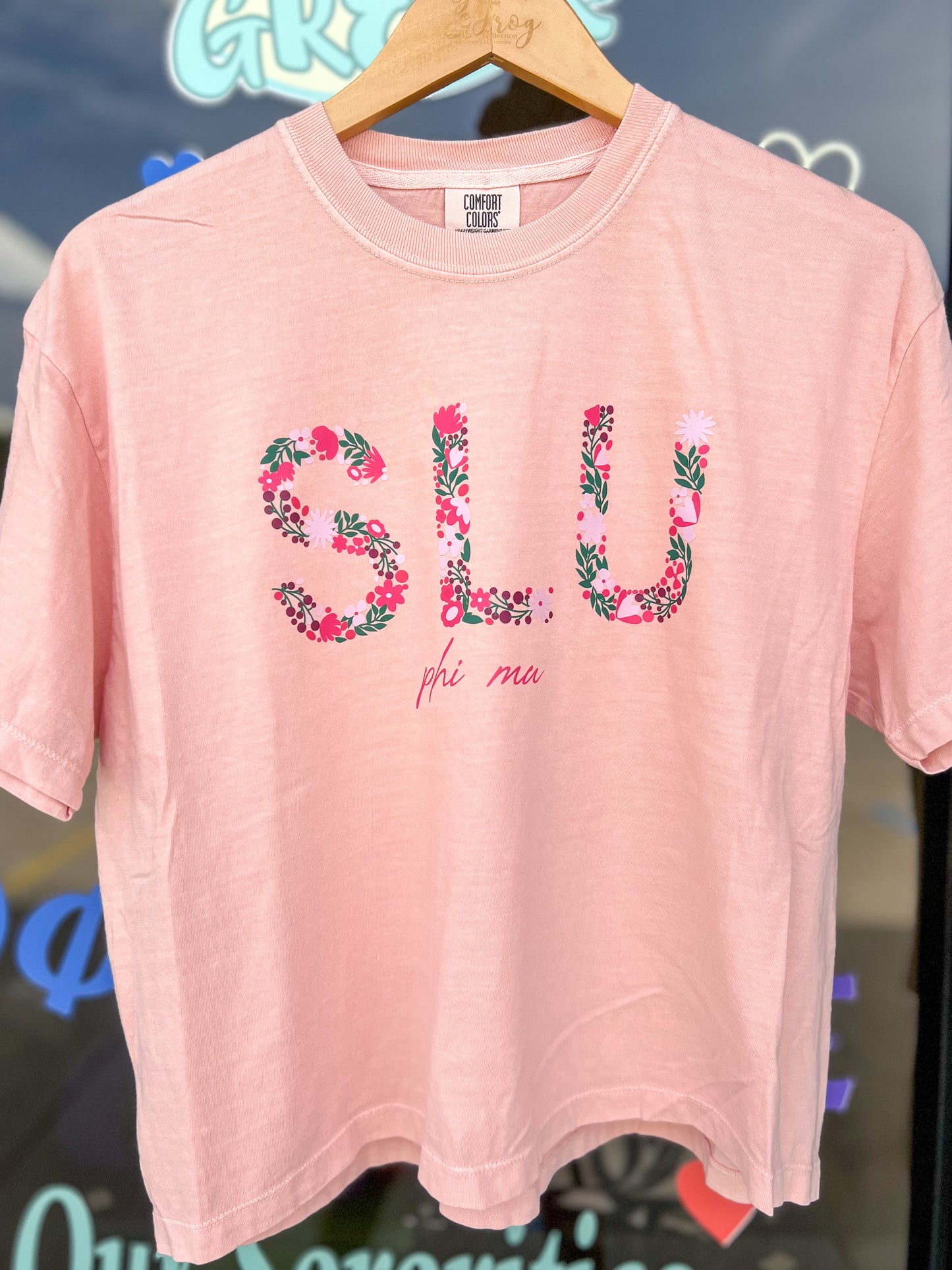 SLU Floral Sorority Crop