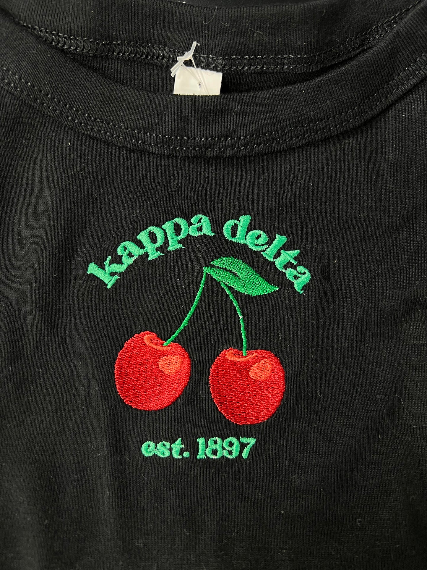 Sorority Cherry Crop Top