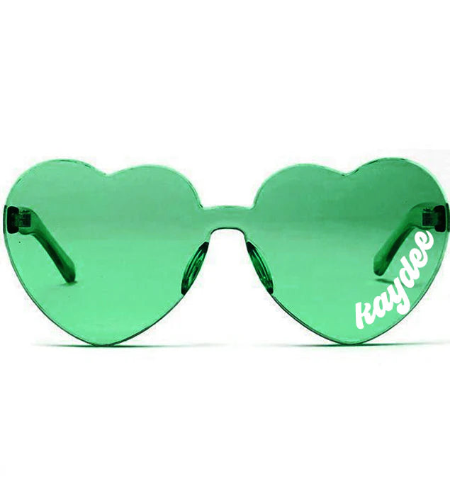 Sorority Heart Glasses