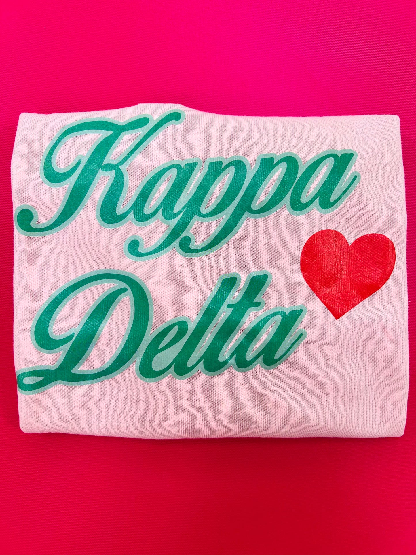 Sorority Heart Cropped Tee