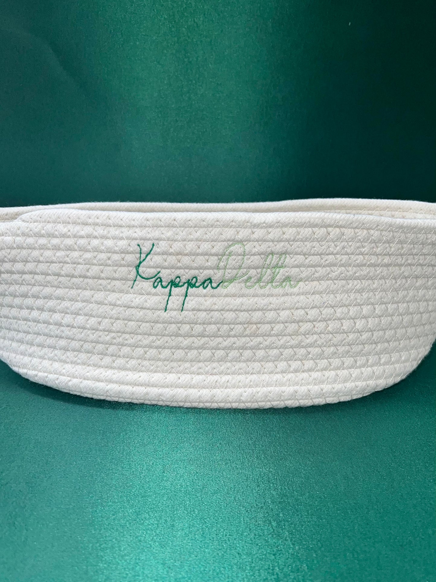 Kappa Delta Embroidered Basket