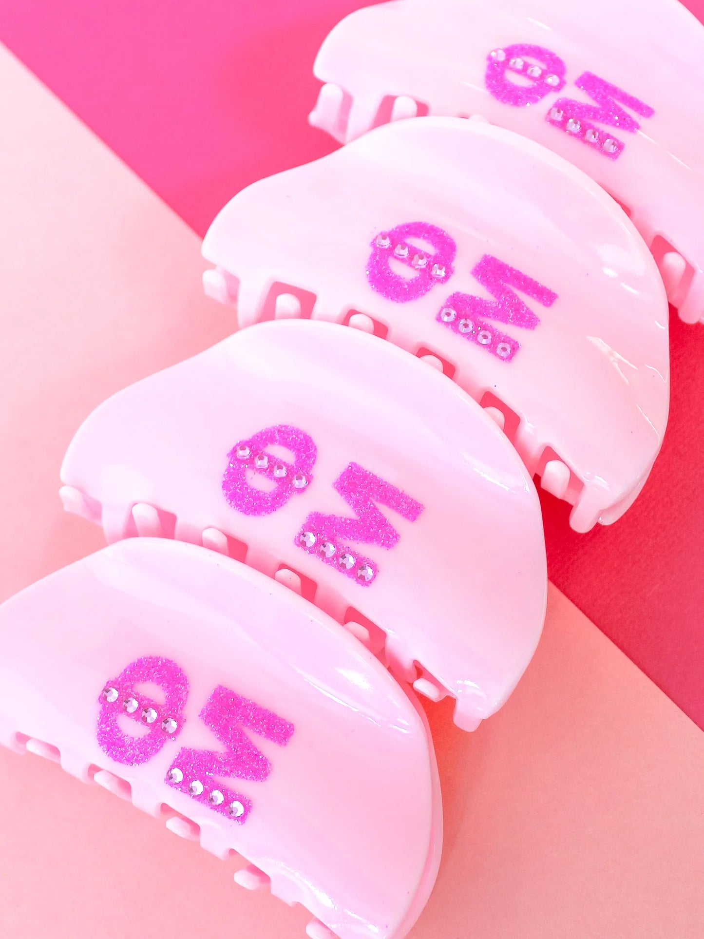 Sorority Glitter Claw Clip