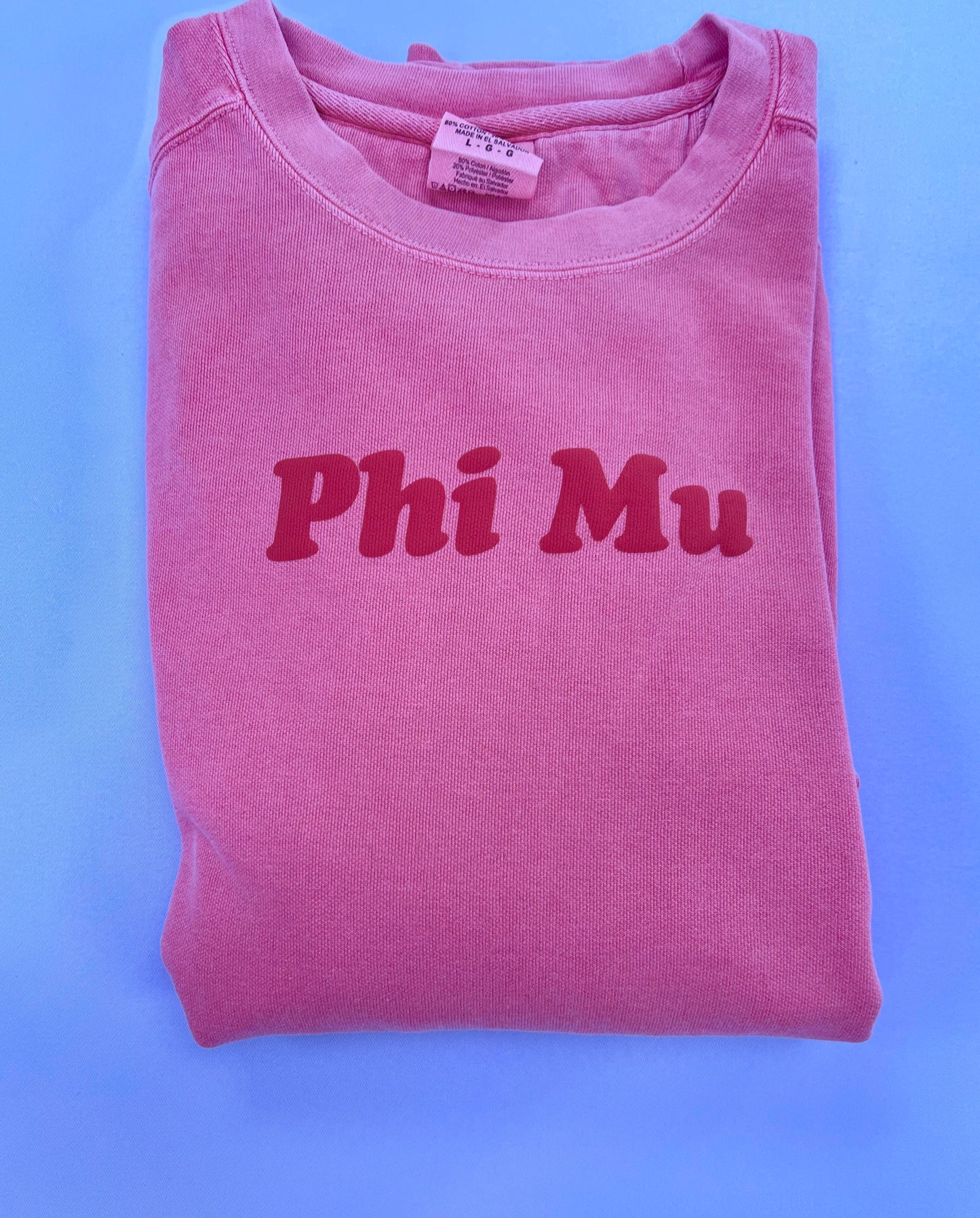 Sorority Puff Pullover- Comfort Colors