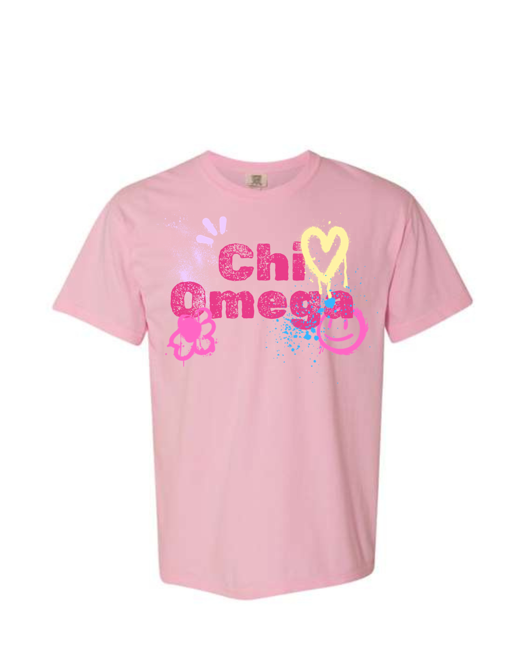 Chi Omega Airbrush Tee