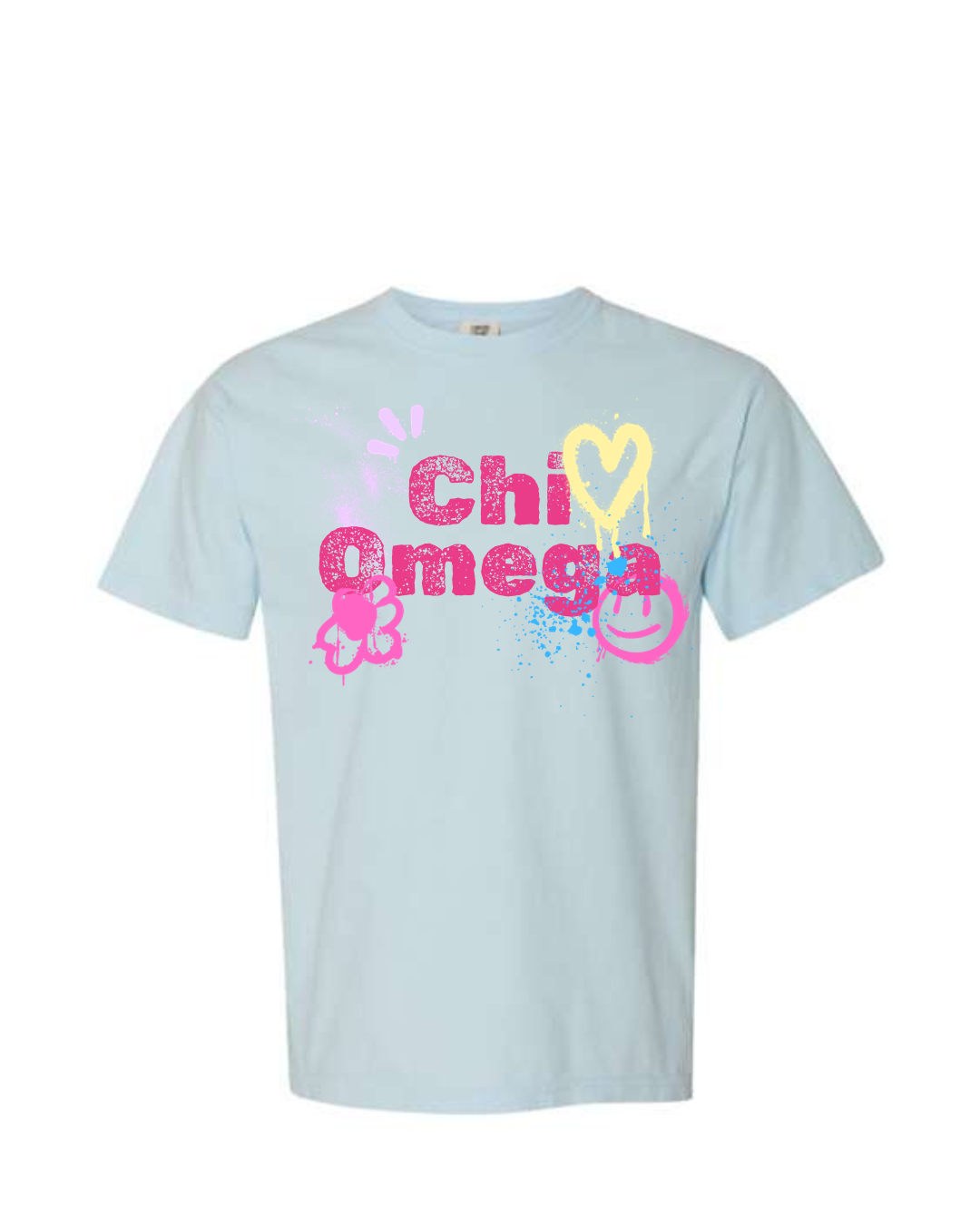 Chi Omega Airbrush Tee