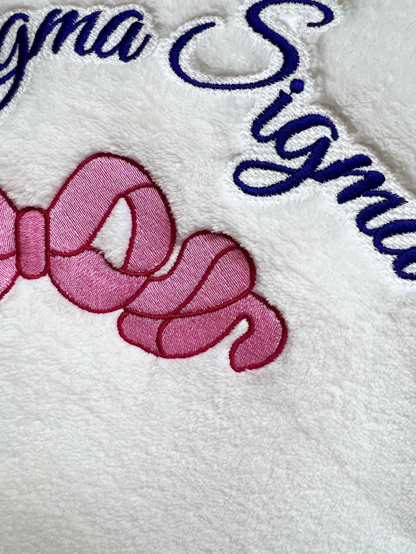 Sorority Bow Blanket