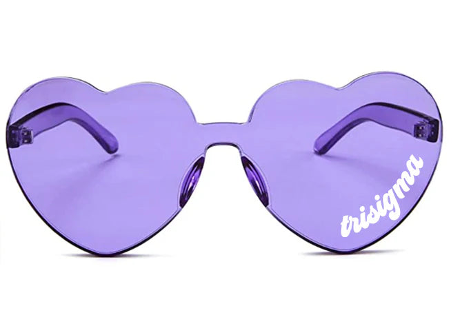 Sorority Heart Glasses