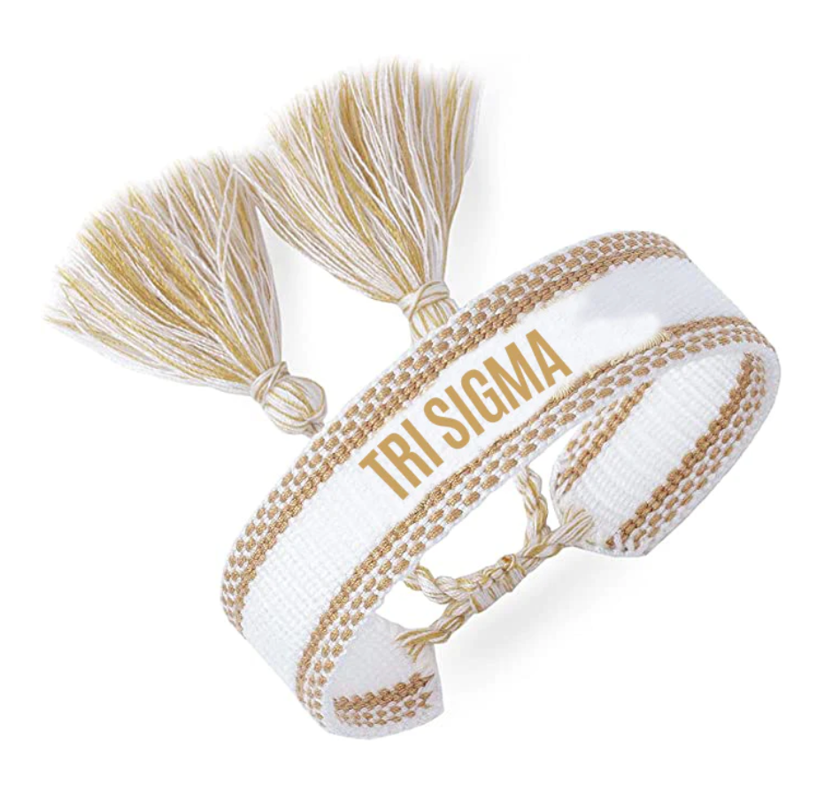 Woven Sorority Bracelets