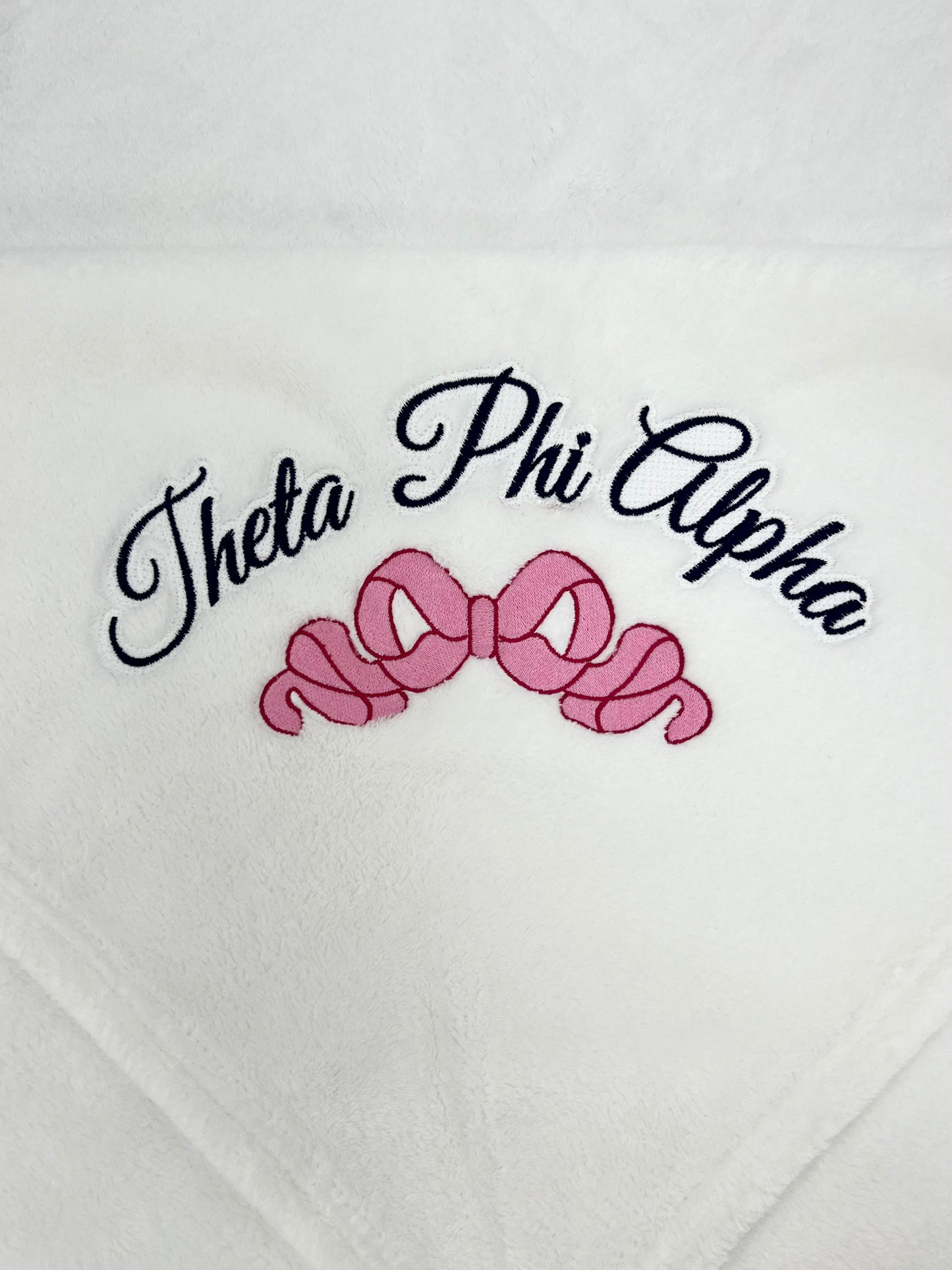 Sorority Bow Blanket