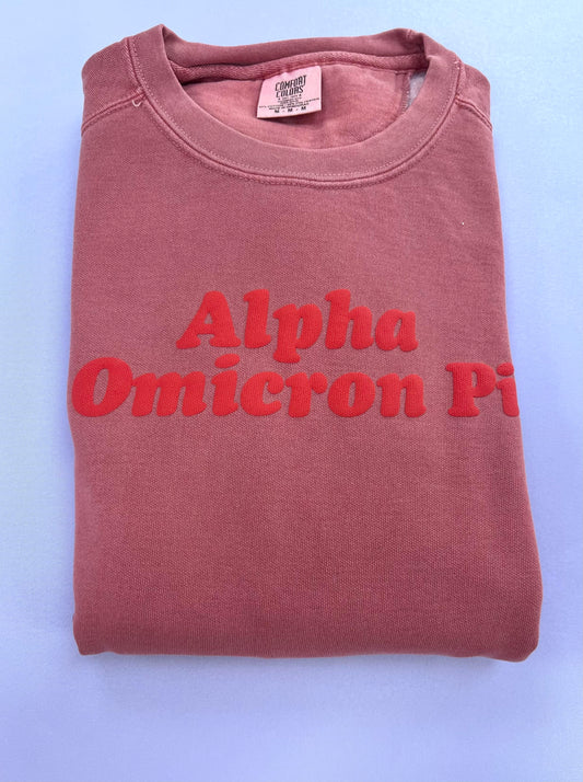 Sorority Puff Pullover- Comfort Colors
