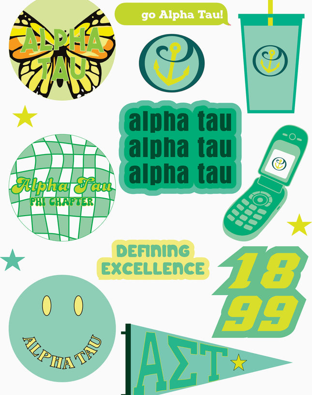 Sorority Sticker Pages