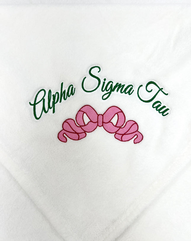 Sorority Bow Blanket