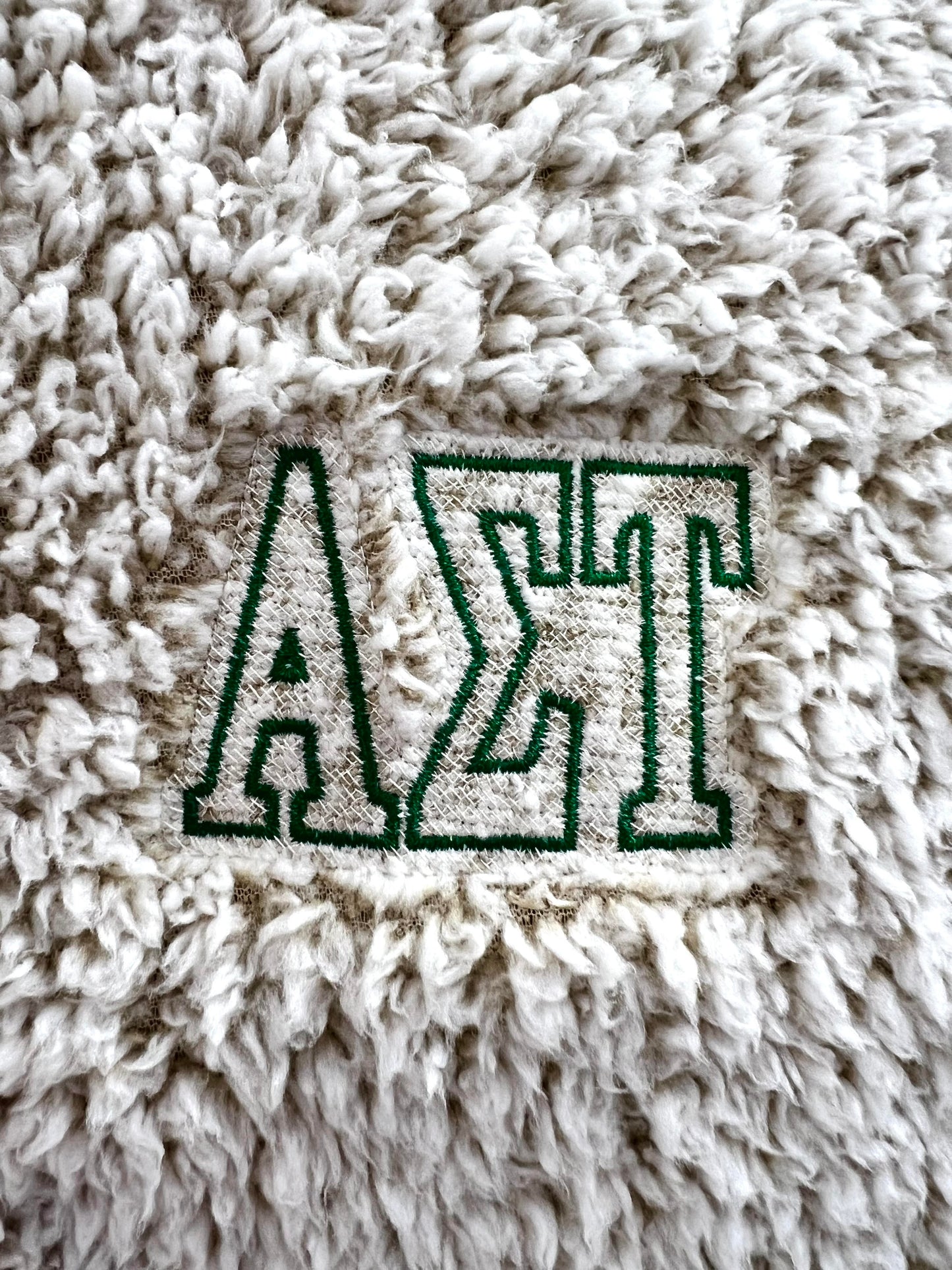 Sorority Embroidered Sherpa Quarter Zip