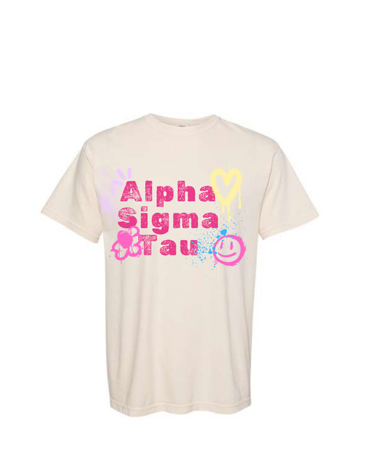 Alpha Sigma Tau Airbrush Tee