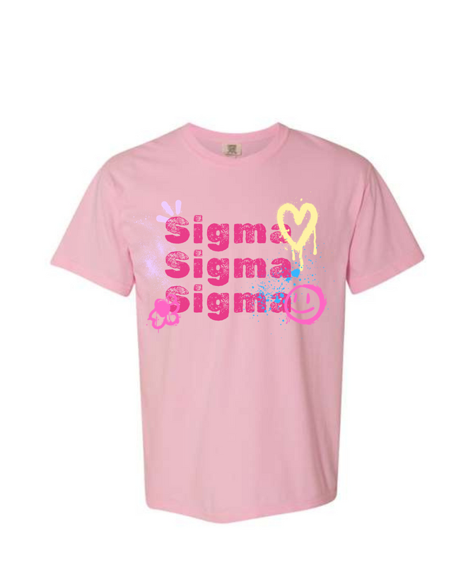 Tri Sigma Airbrush Tee