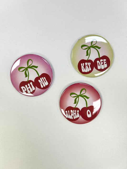 Cherry Gameday Pin