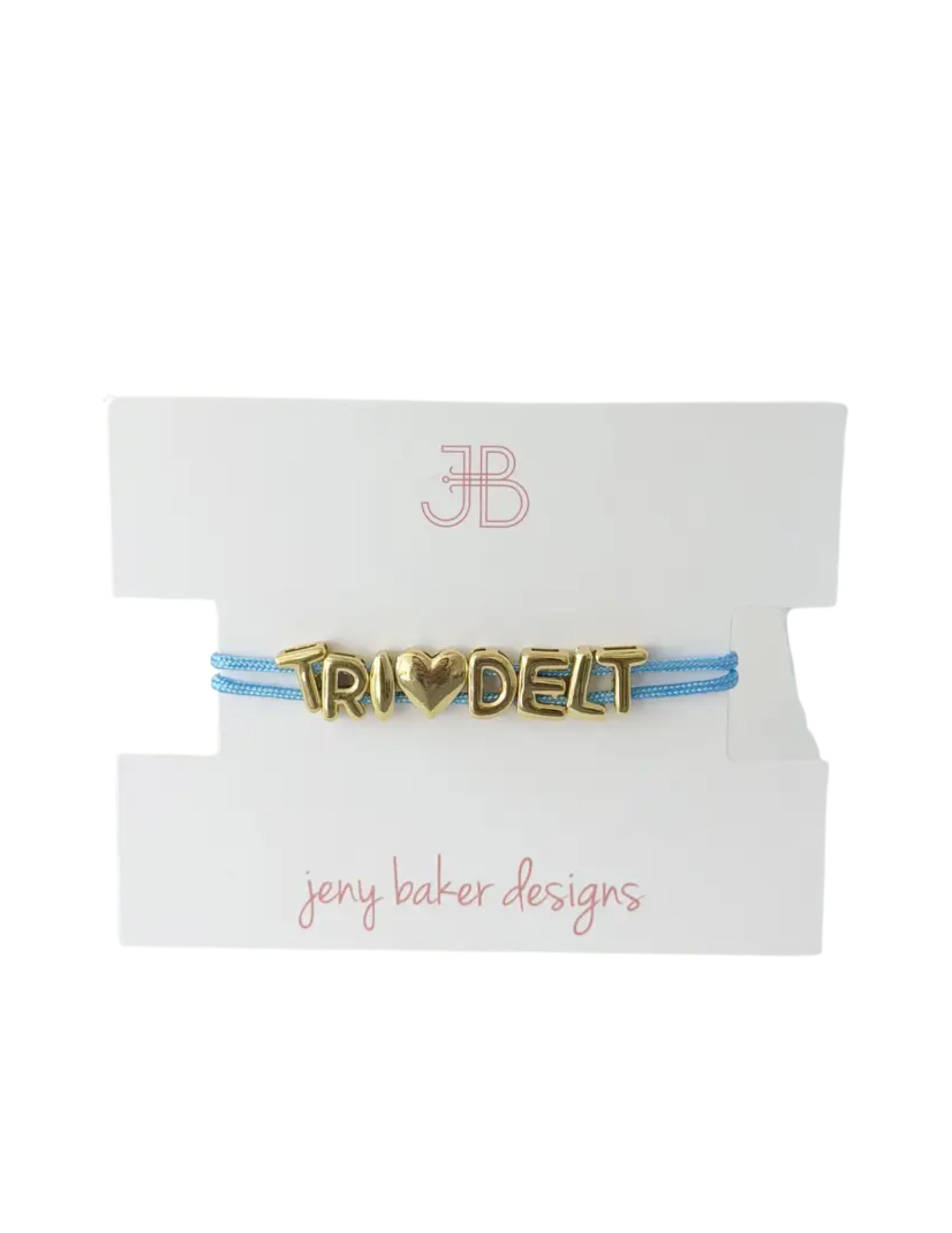 Tri Delta cord bracelet