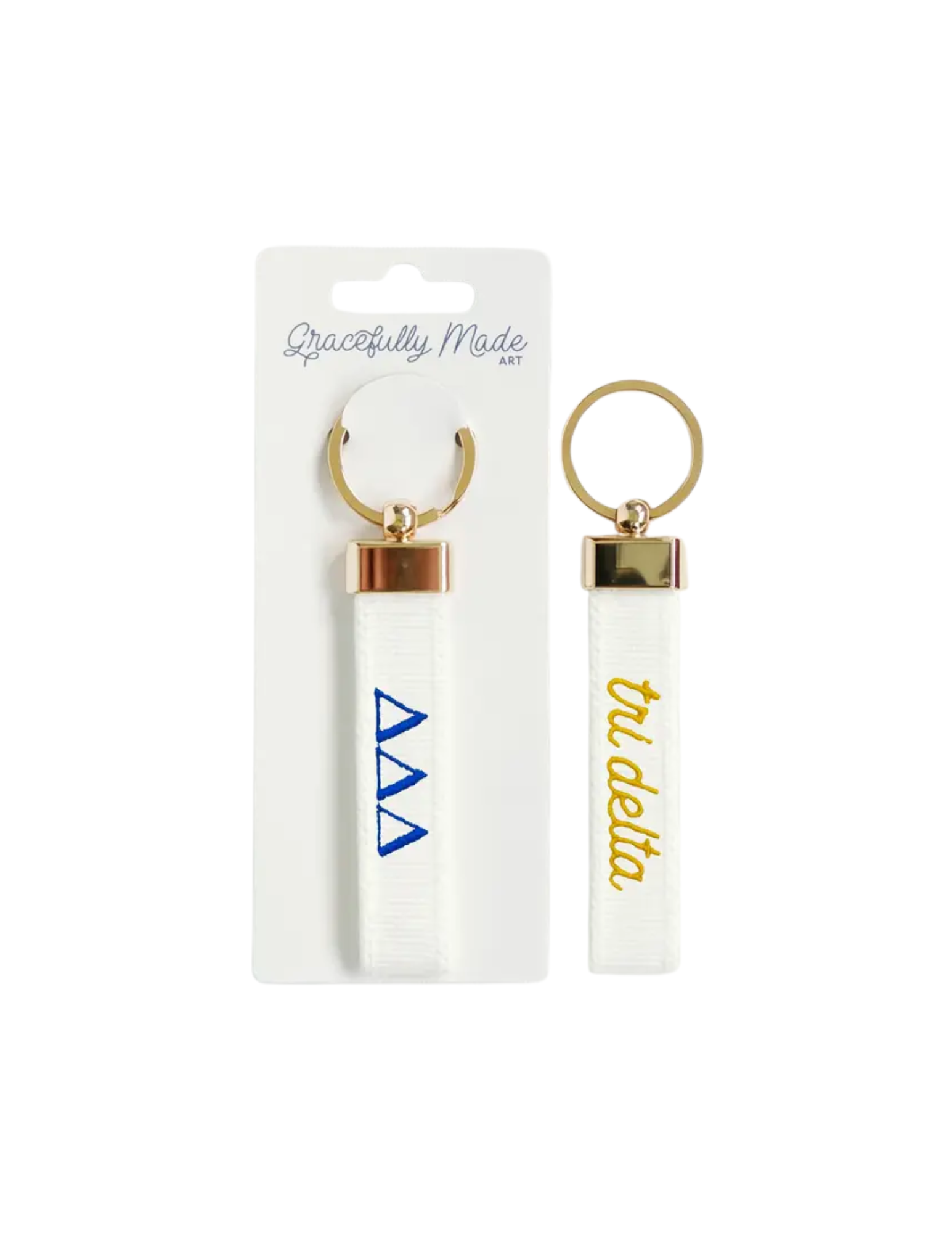Tri Delt keychain