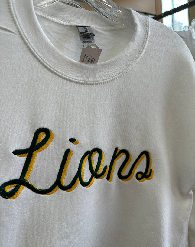 Lions Script Sweatshirt