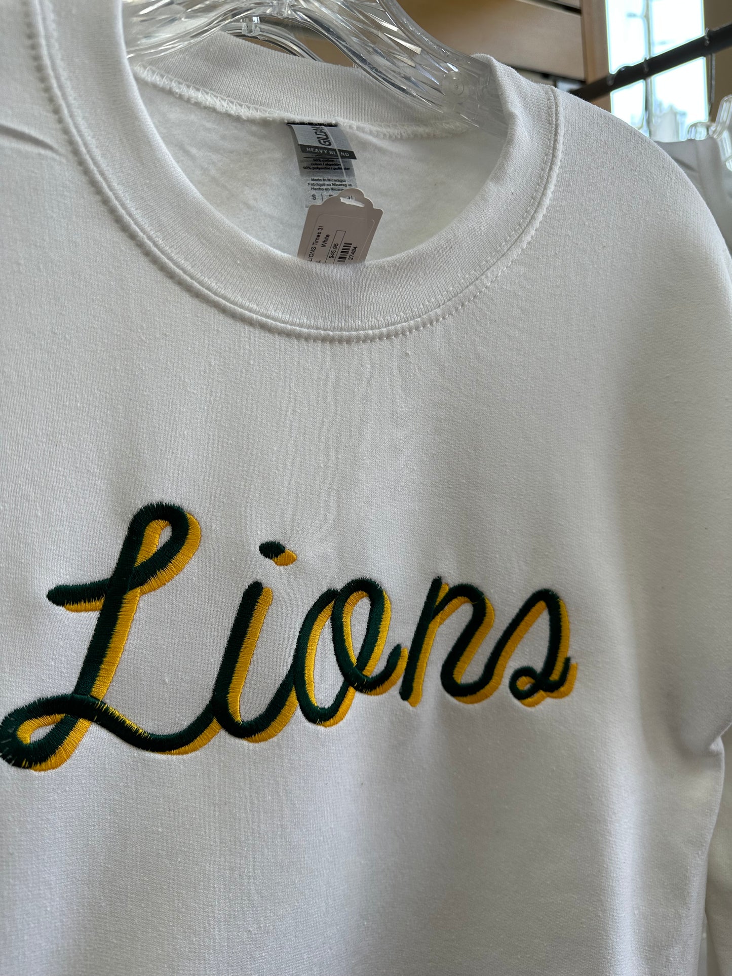Lions Script Sweatshirt