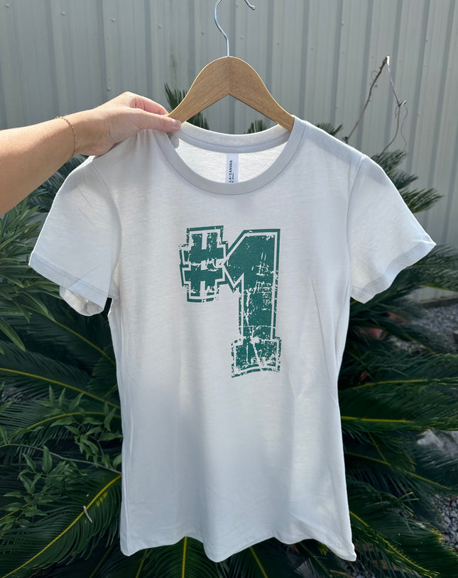 #1 Green Ladies' Fit Tee