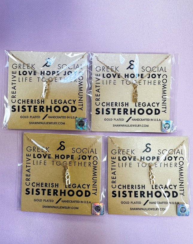 Alpha O Lavalier Necklace