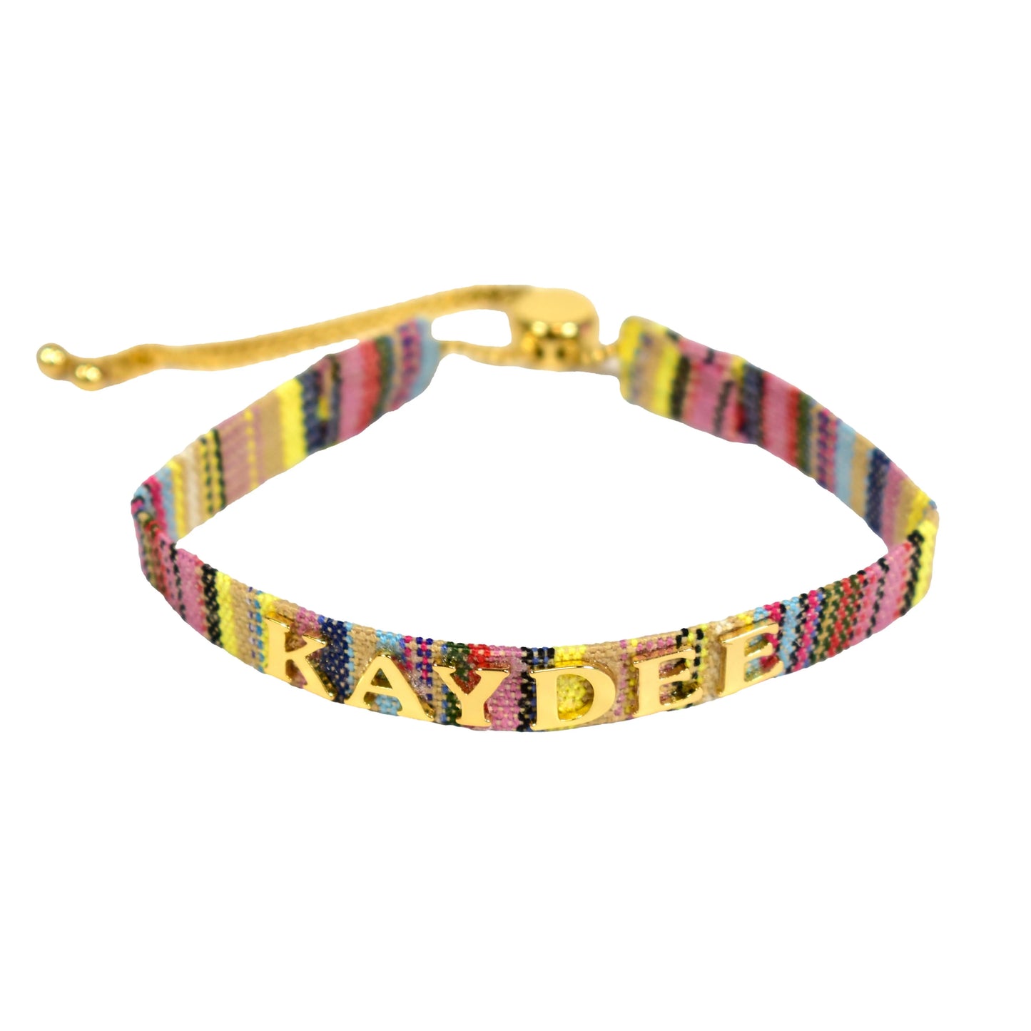 Sorority Multi-Colored Woven Bracelet