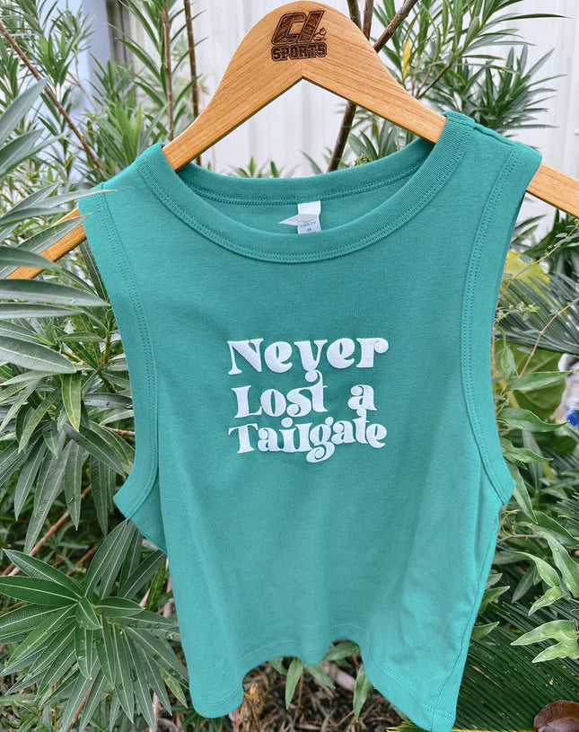Never Lost A Tailgate Cropped Tank