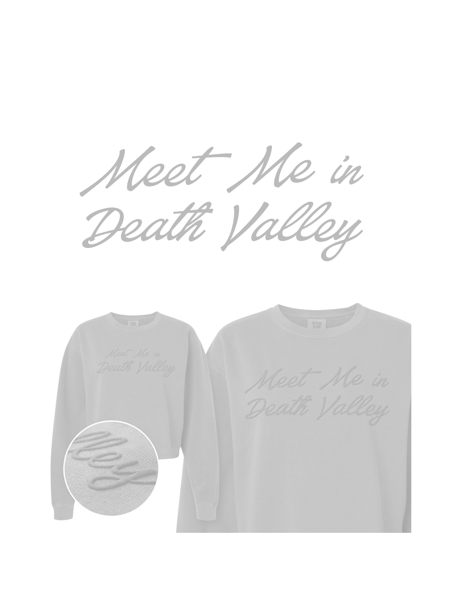 "Death Valley" crewneck