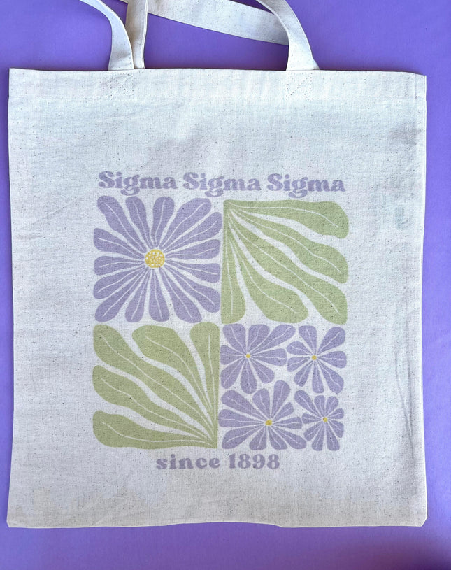 Sorority Flower Tote