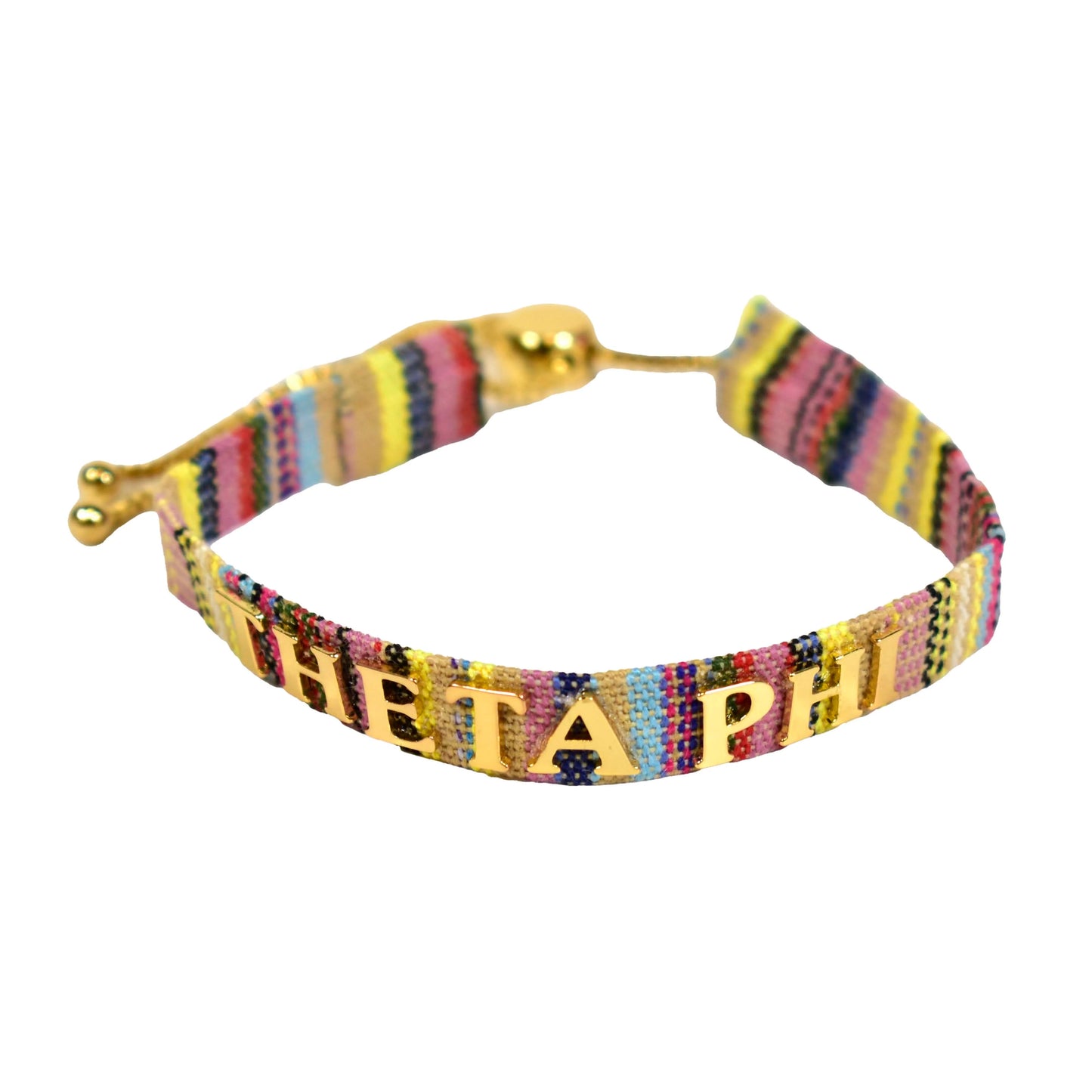 Sorority Multi-Colored Woven Bracelet