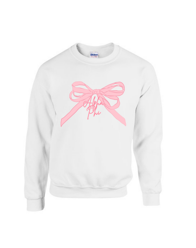Alpha Phi Bow Crewneck