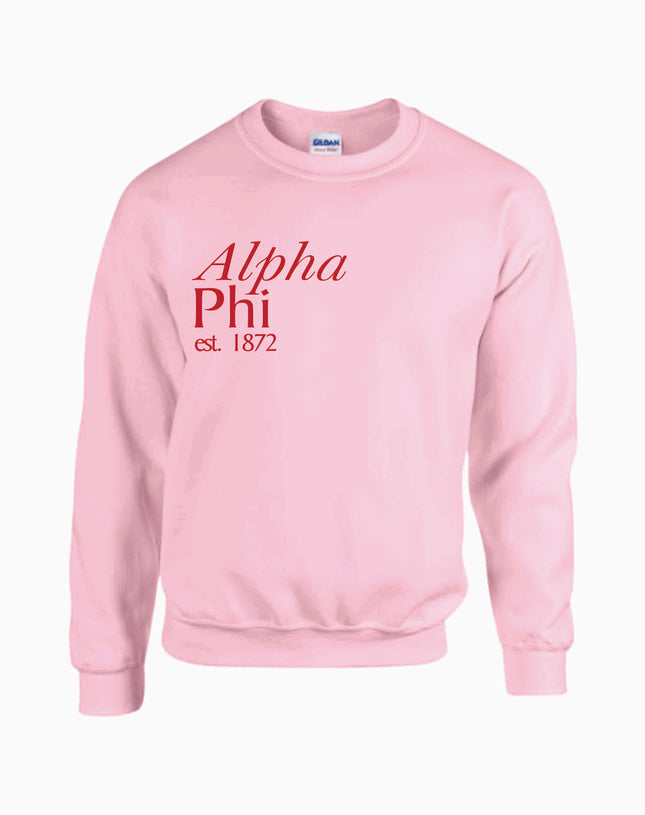 Alpha Phi Est. Crewneck