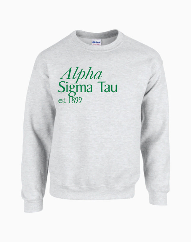 Alpha Sigma Tau Est. Crewneck
