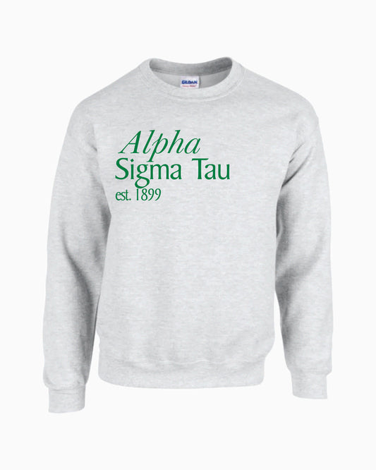 Alpha Sigma Tau Est. Crewneck