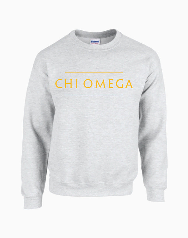 Chi Omega Logo Crewneck