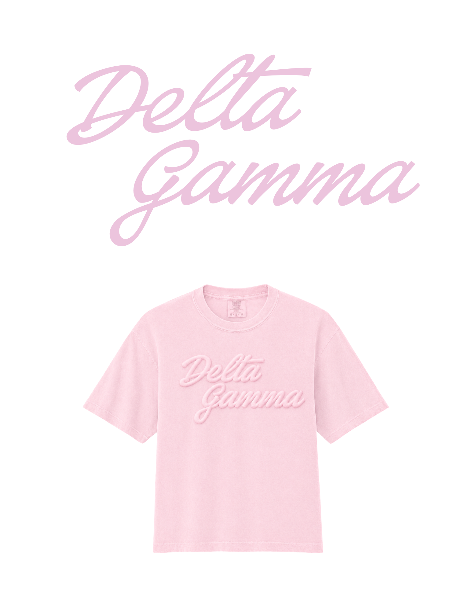 Delta Gamma puff tee