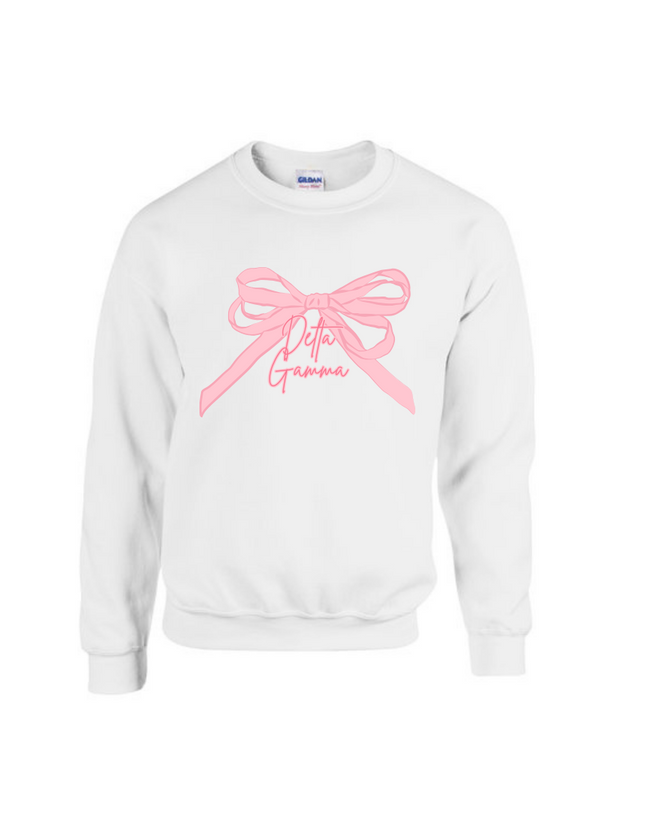 Delta Gamma Bow Crewneck