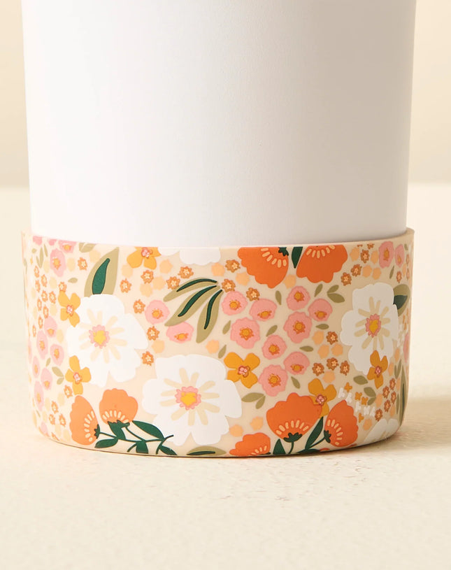 Floral Tumbler Boot Non-Slip