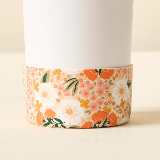 Floral Tumbler Boot Non-Slip