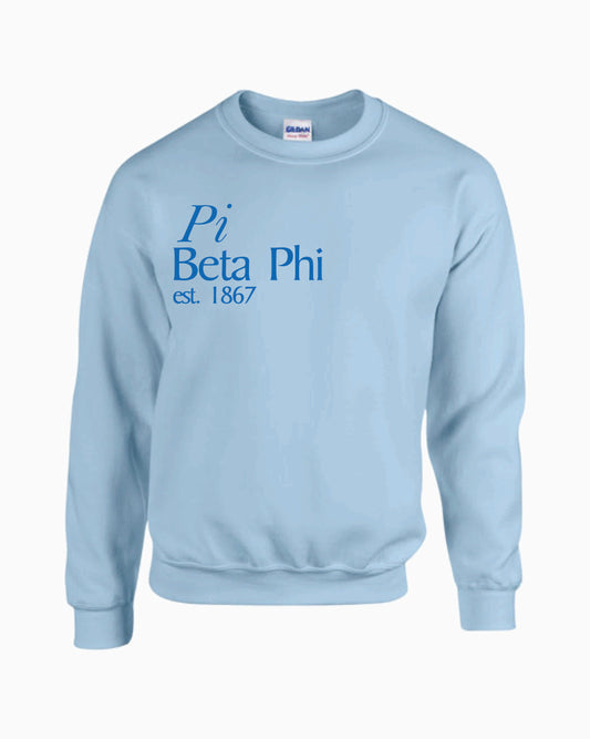 Pi Beta Phi Est. Crewneck