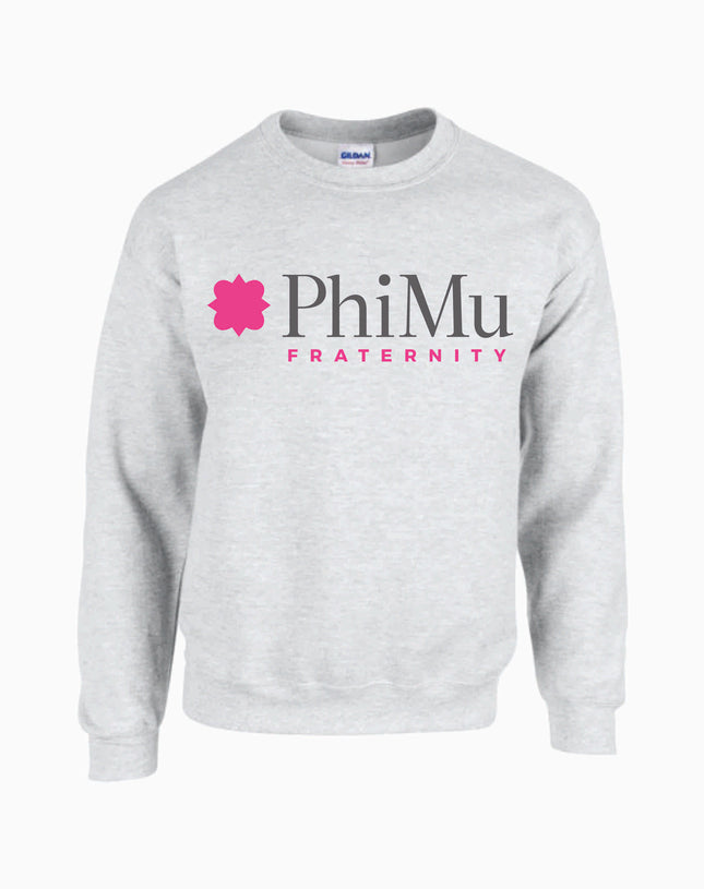 Phi Mu Logo Crewneck