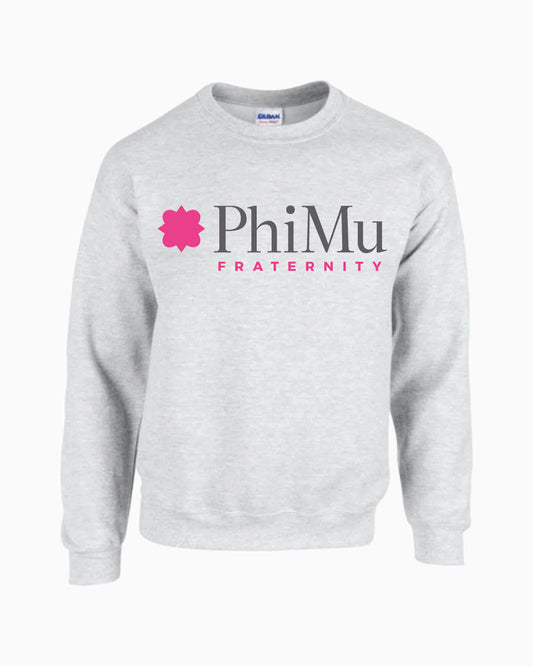 Phi Mu Logo Crewneck