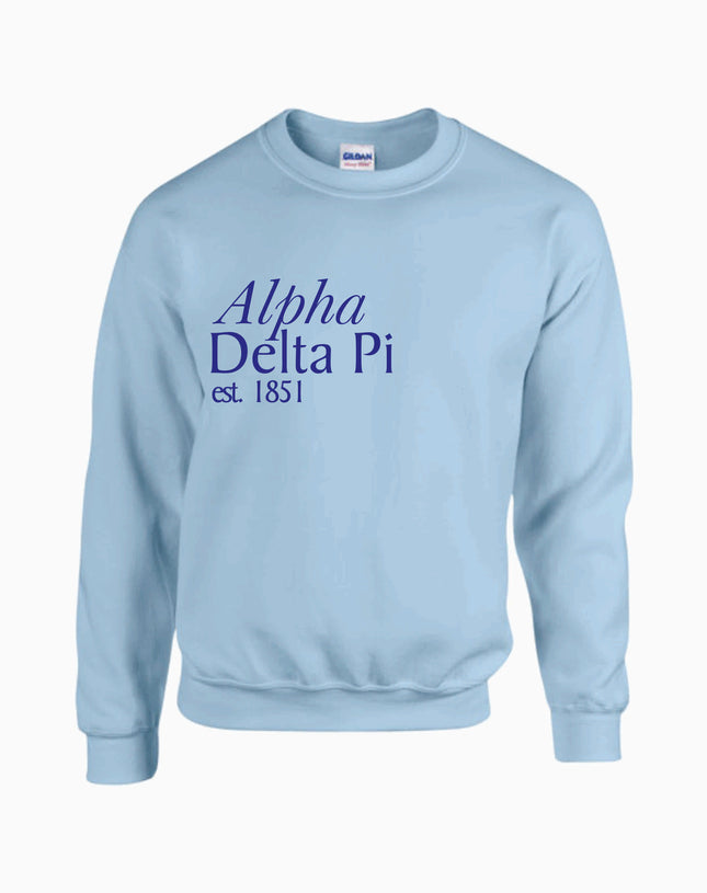 Alpha Delta Pi Est. Crewneck